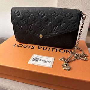Louis Vuitton felicie pochette monogram empreinte